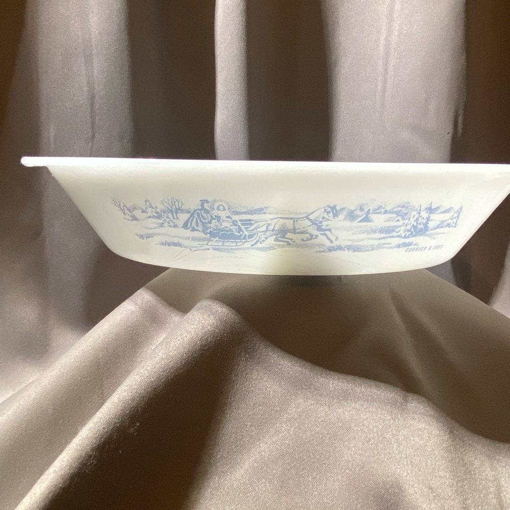 Glasbake Curier and Ives